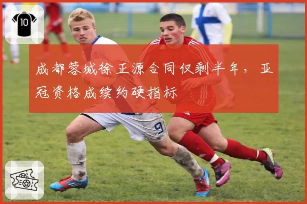 成都蓉城徐正源合同仅剩半年,亚冠资格成续约硬指标
