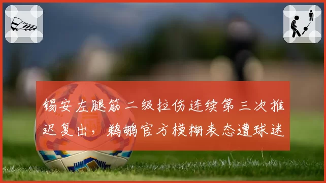 锡安左腿筋二级拉伤连续第三次推迟复出，鹈鹕官方模糊表态遭球迷怒斥